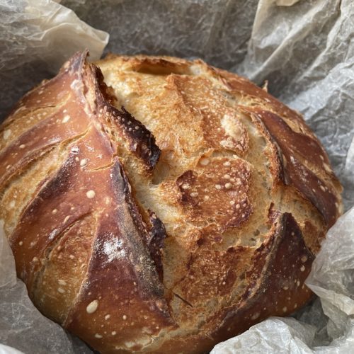 Pain Cocotte sorti du four