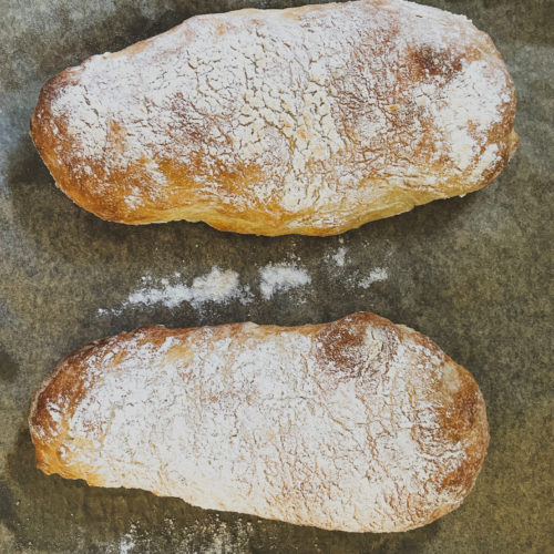 2 Ciabatta vue de haut