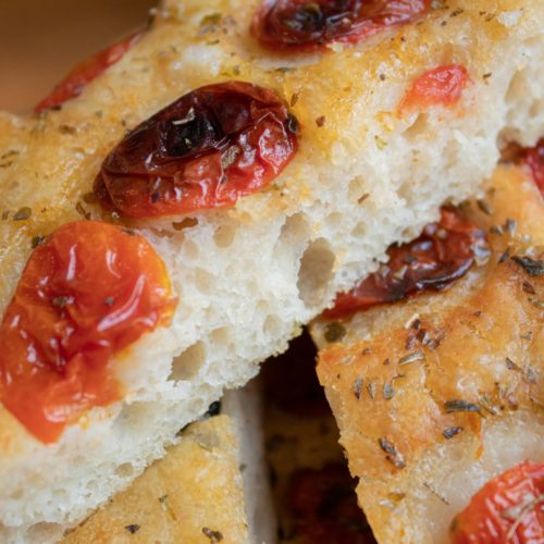brown bread with red sauce